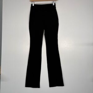 Alo Yoga Womens Flare Leggings Size S Black High Waisted Yoga Pants Slim Fit
